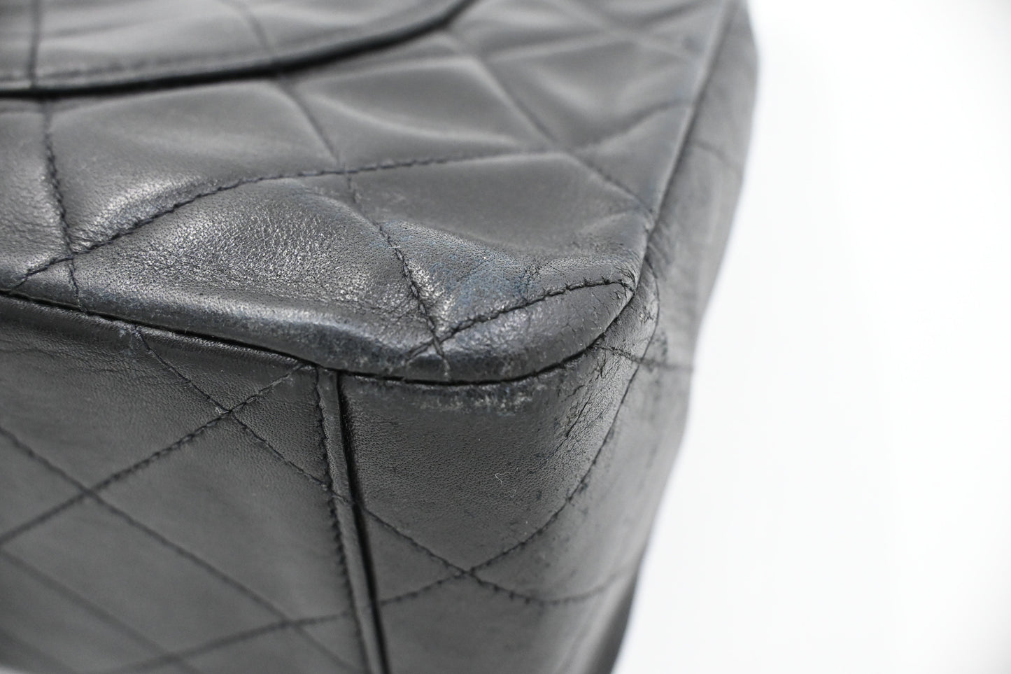 Chanel Maxi Flap in Black Mattelassé Leather