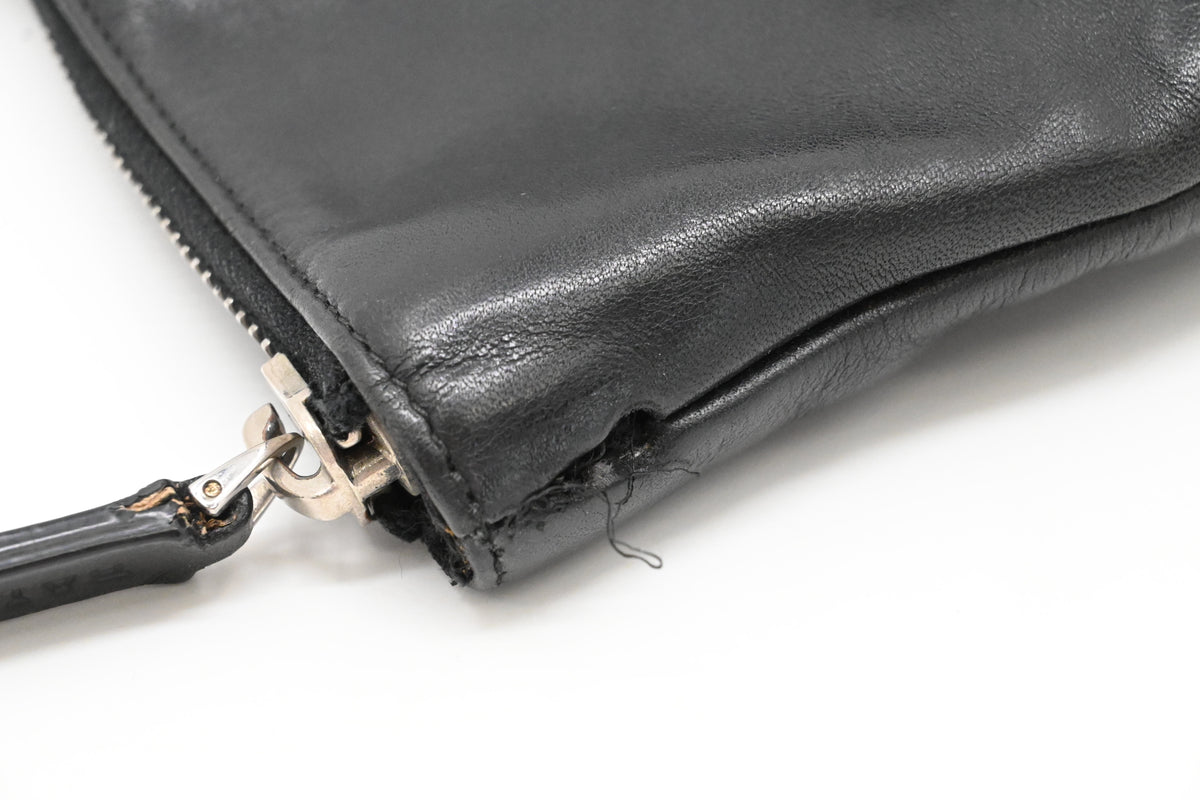 Bally Pouch in Black Leather