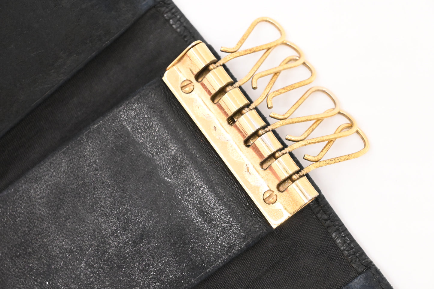 Chanel 6 Key Case in Black Caviar Leather