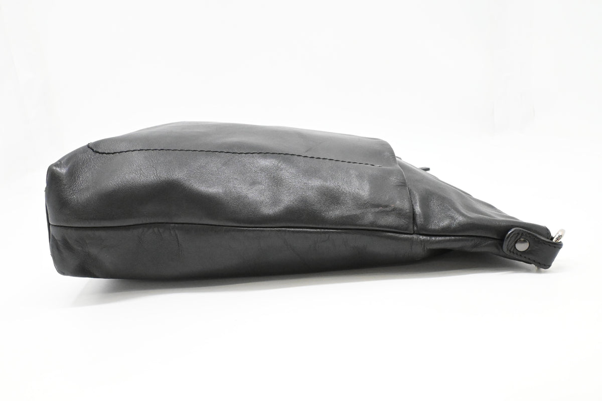 Bally Pouch in Black Leather