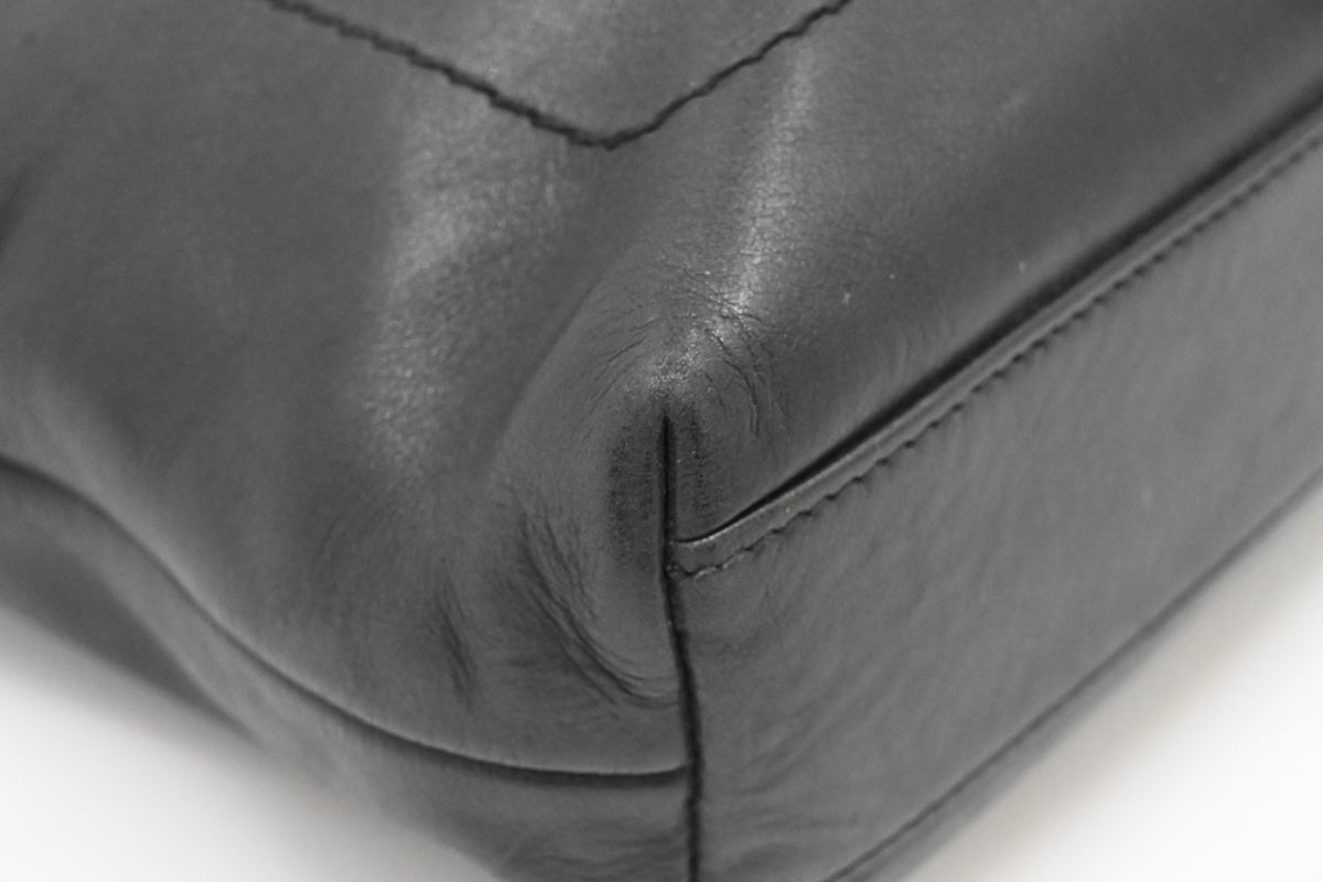 Bally Pouch in Black Leather