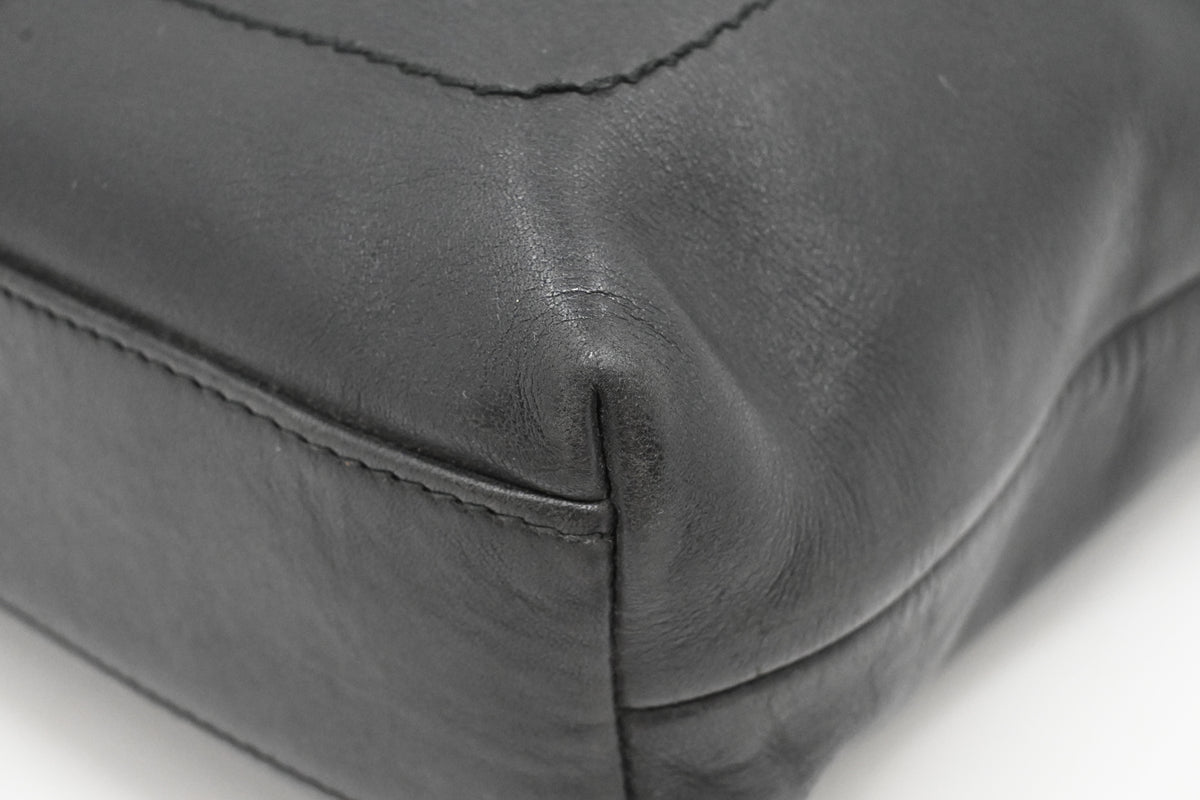 Bally Pouch in Black Leather