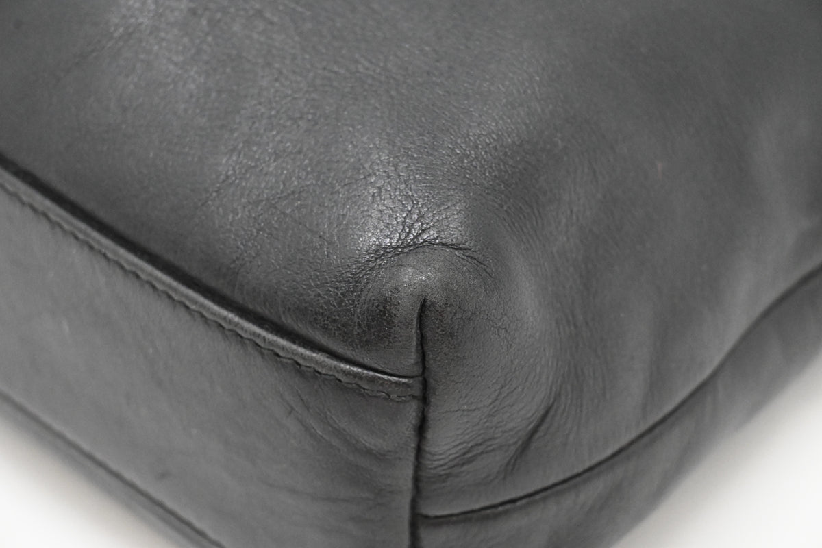 Bally Pouch in Black Leather
