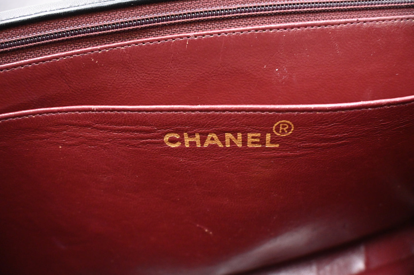 Chanel Maxi Flap in Black Mattelassé Leather