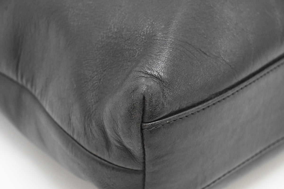 Bally Pouch in Black Leather