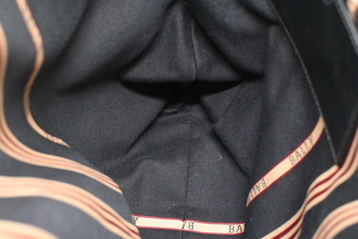 Bally Pouch in Black Leather