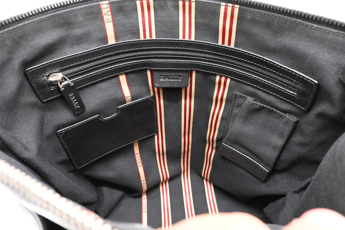 Bally Pouch in Black Leather