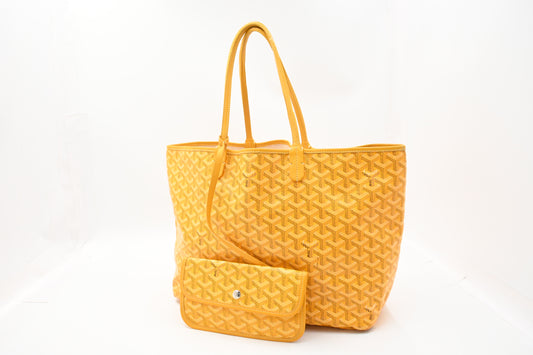 Goyard Saint Louis PM in Yellow Goyardine Canvas