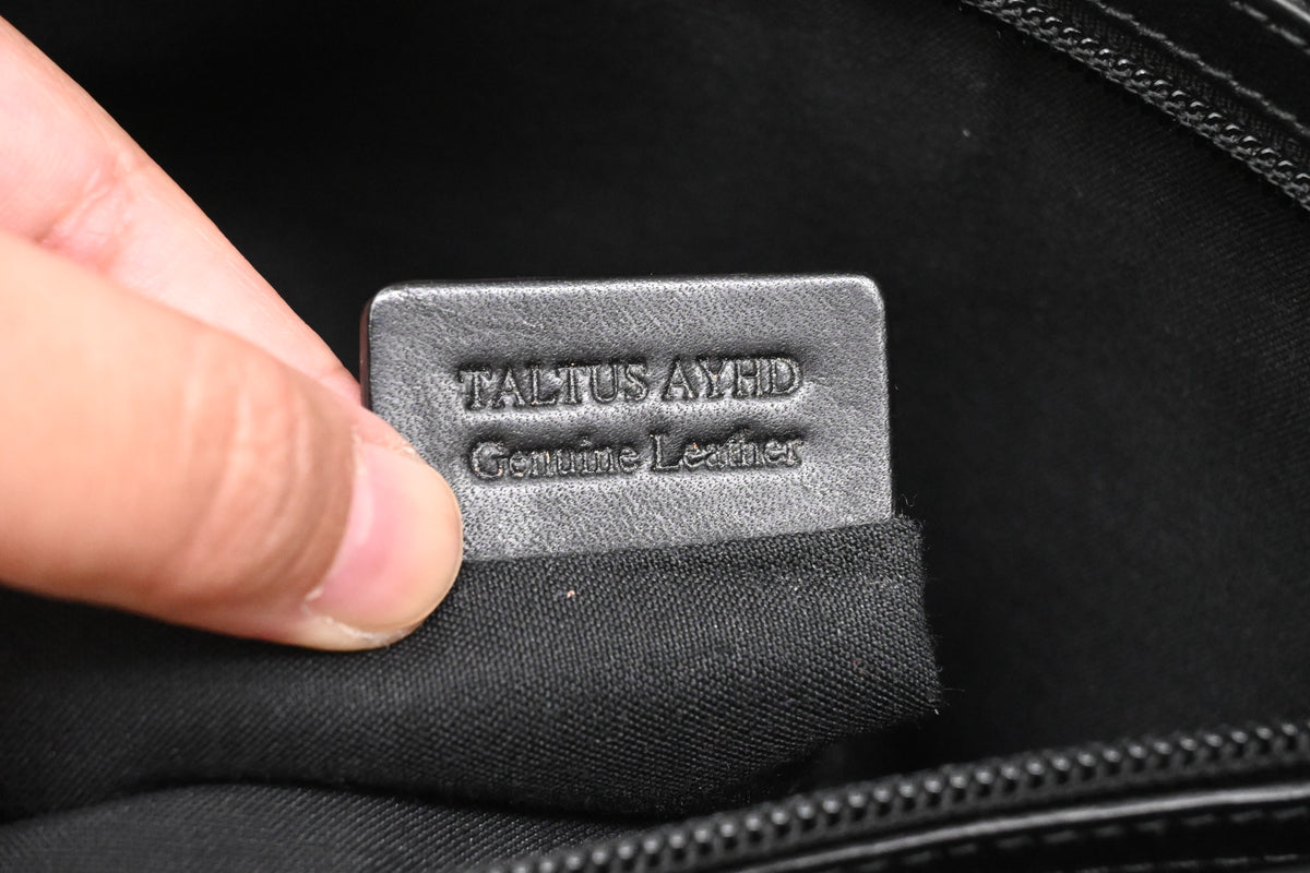 Bally Pouch in Black Leather