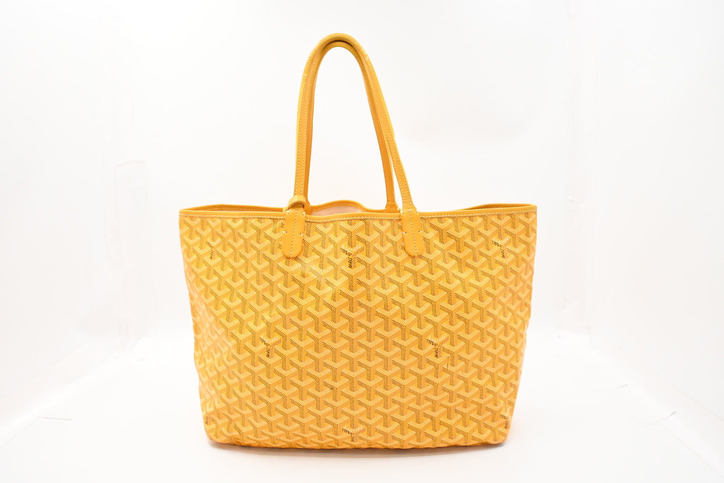 Goyard Saint Louis PM in Yellow Goyardine Canvas