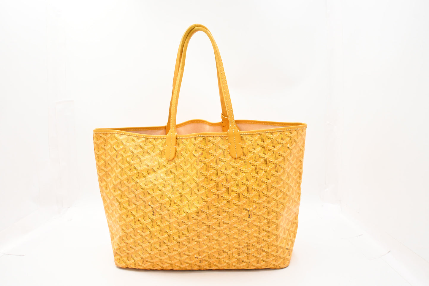 Goyard Saint Louis PM in Yellow Goyardine Canvas