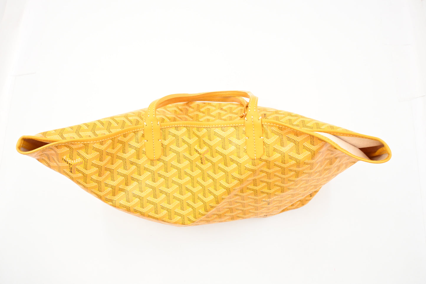 Goyard Saint Louis PM in Yellow Goyardine Canvas