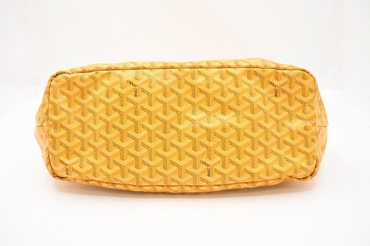 Goyard Saint Louis PM in Yellow Goyardine Canvas