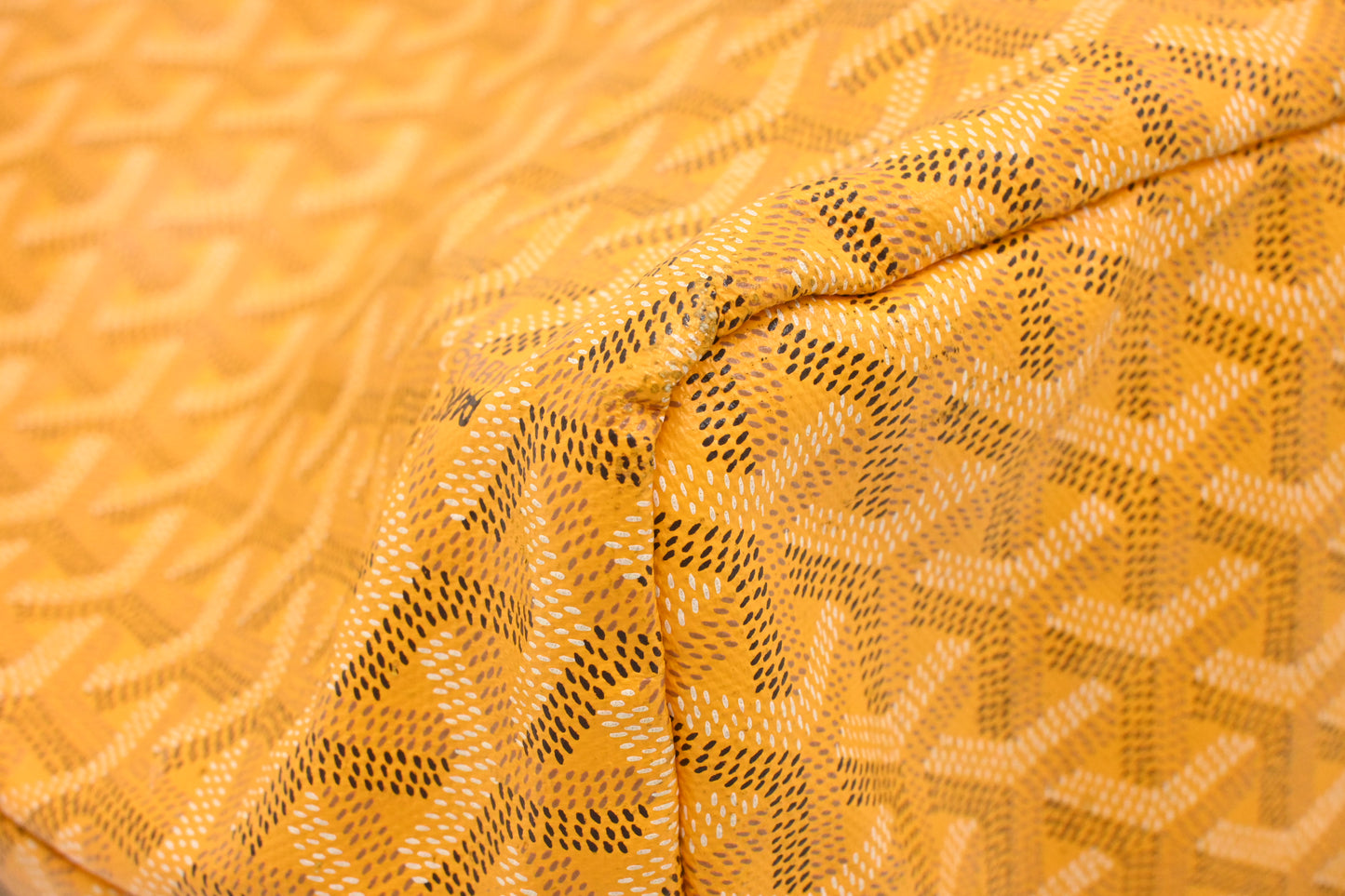 Goyard Saint Louis PM in Yellow Goyardine Canvas