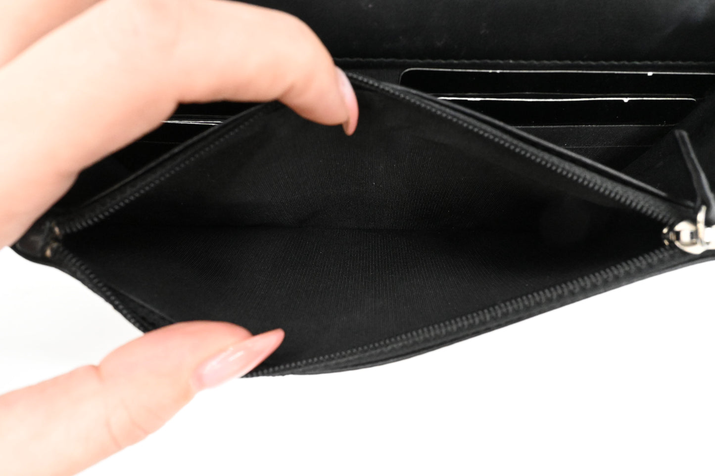 Chanel Wallet on Chain in Matelasse Black Lambskin