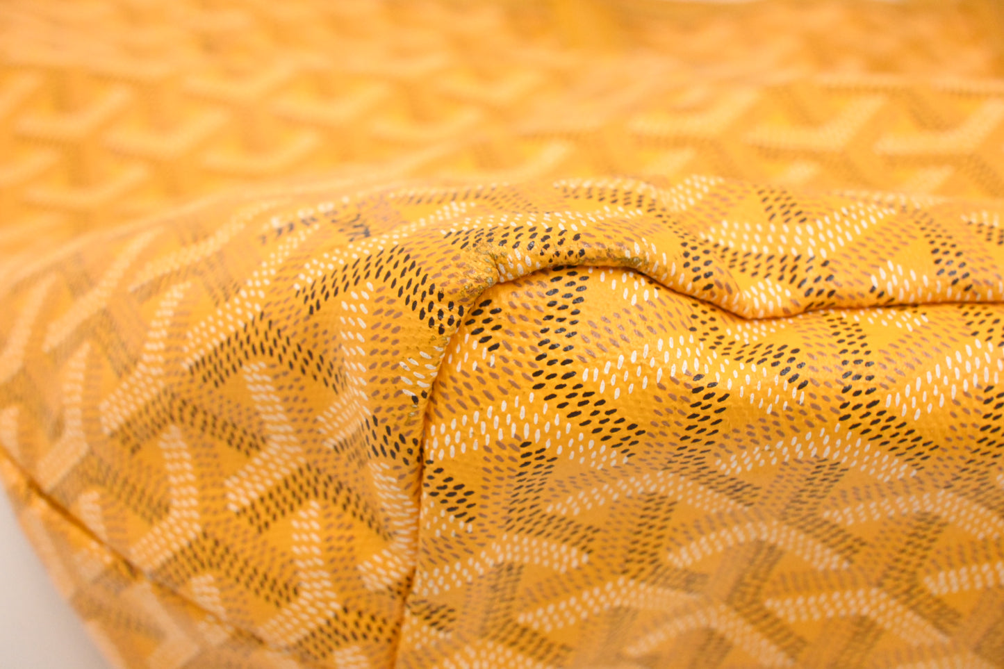 Goyard Saint Louis PM in Yellow Goyardine Canvas
