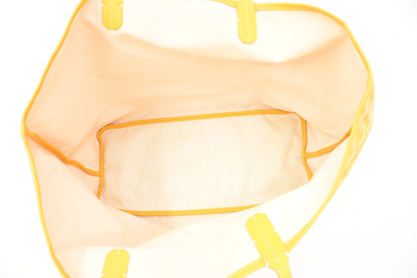 Goyard Saint Louis PM in Yellow Goyardine Canvas