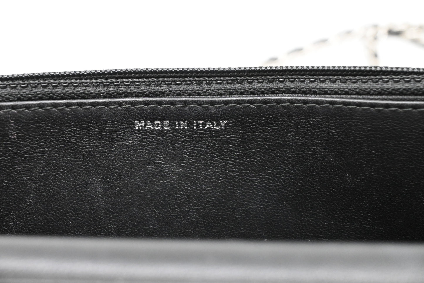 Chanel Wallet on Chain in Matelasse Black Lambskin