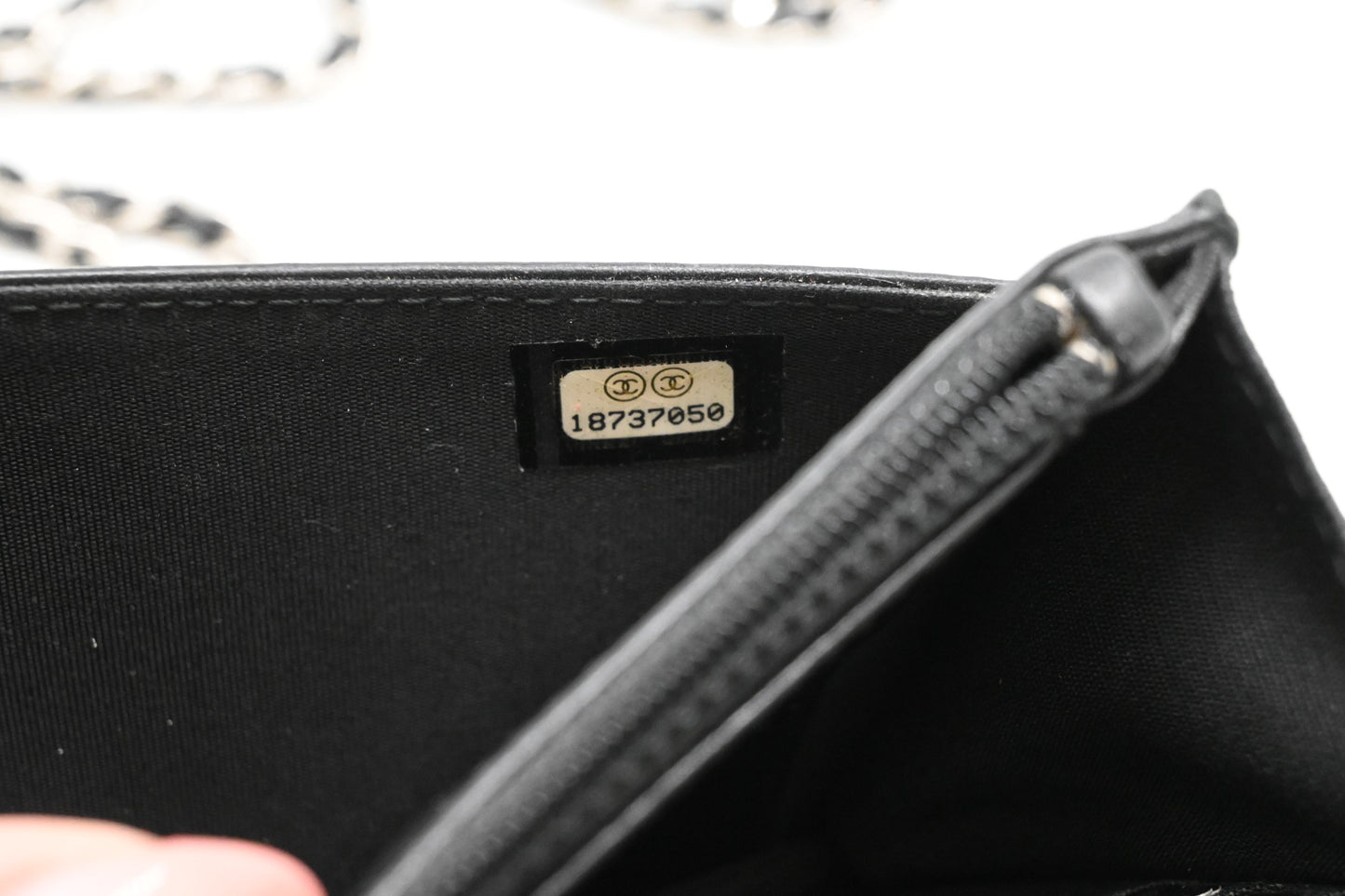 Chanel Wallet on Chain in Matelasse Black Lambskin