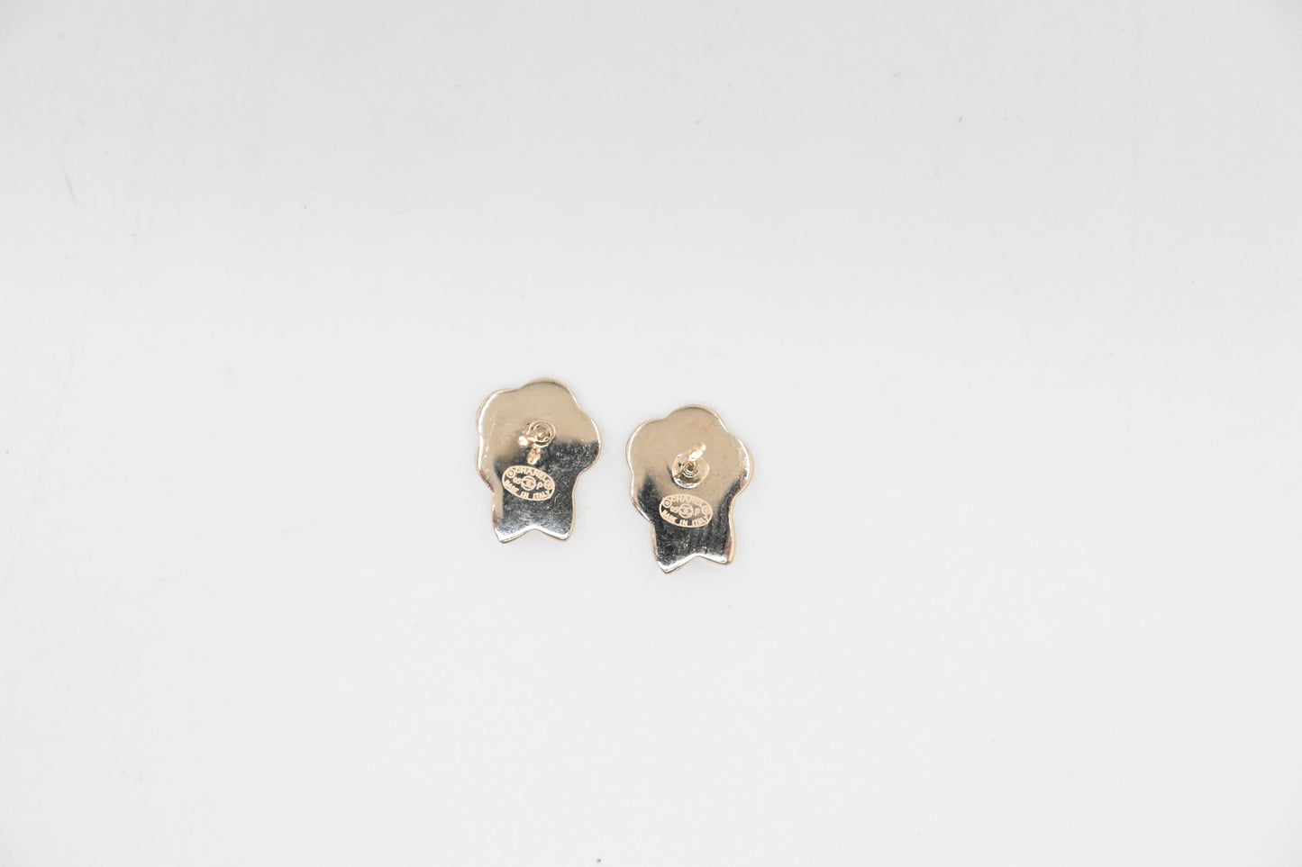 Chanel Camellia Stud Earrings