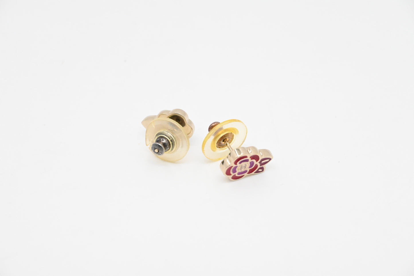 Chanel Camellia Stud Earrings