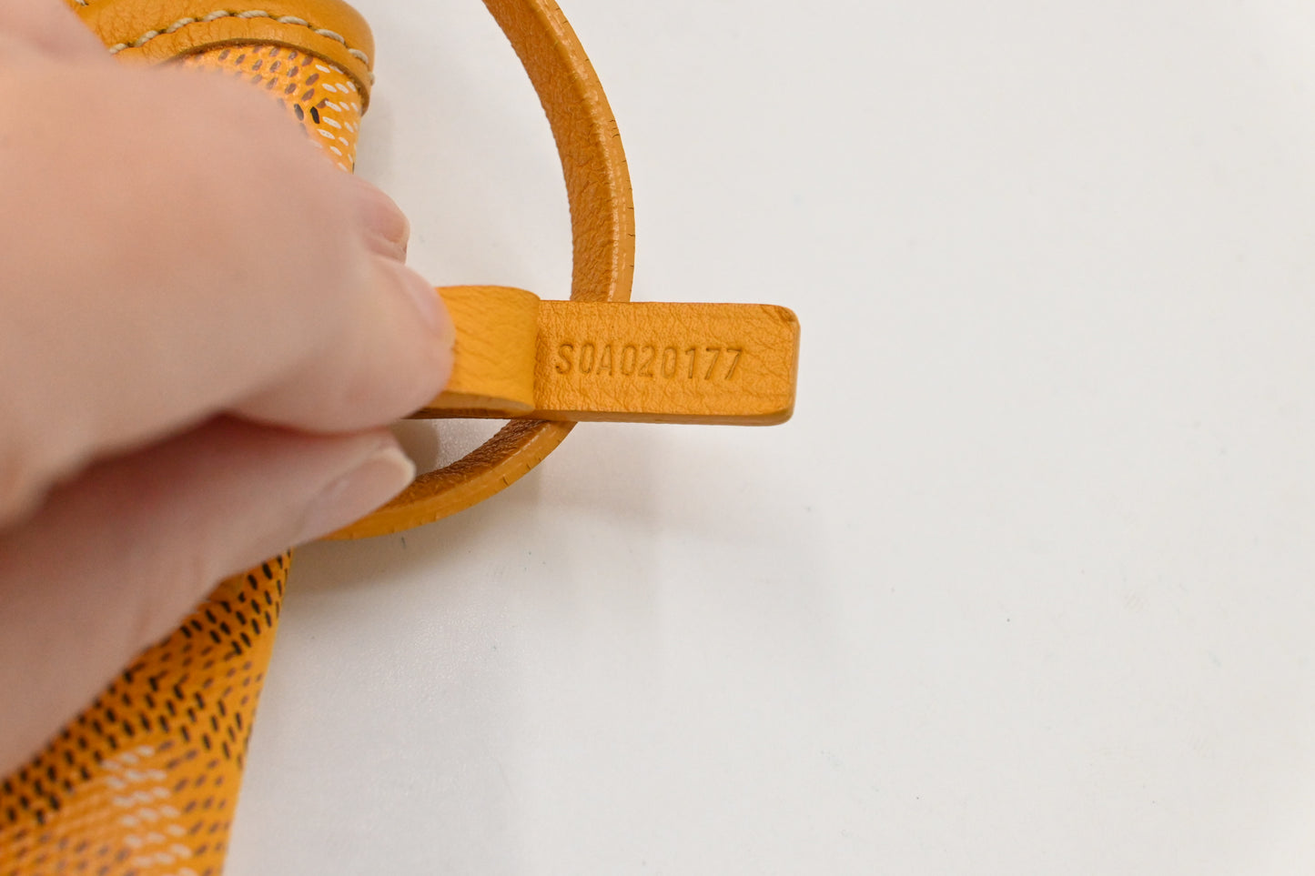 Goyard Saint Louis PM in Yellow Goyardine Canvas