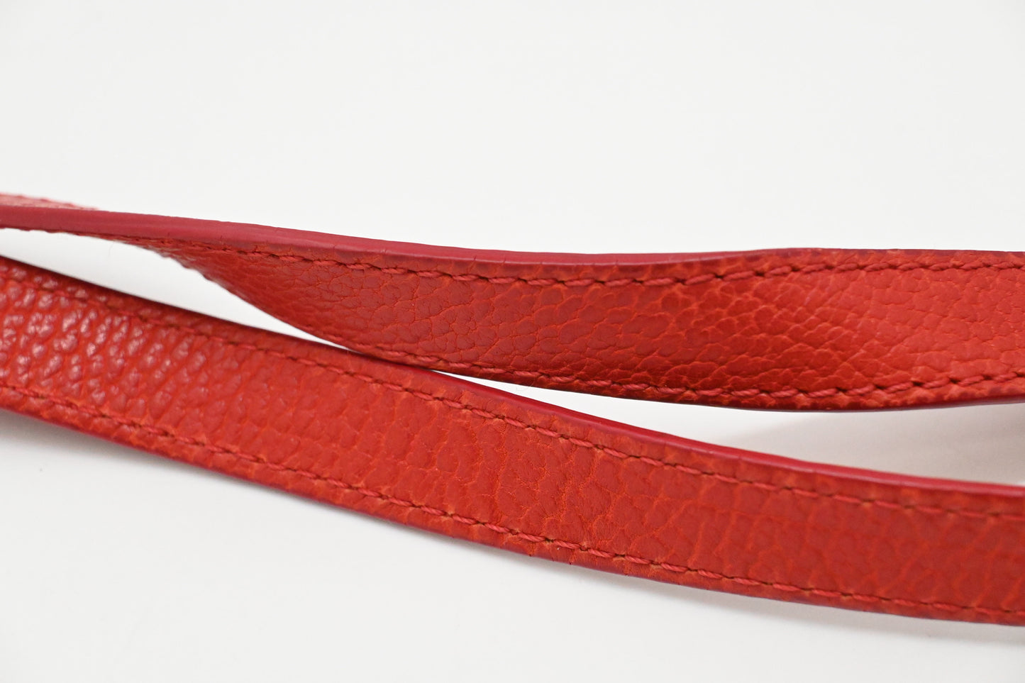 Chloe Lucy Shoulder Bag in Red Leather