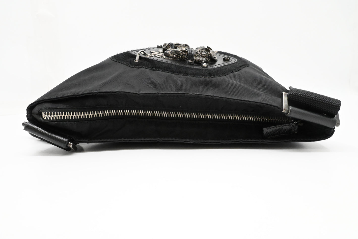 Prada Chimera Crossbody Bag in Black Nylon