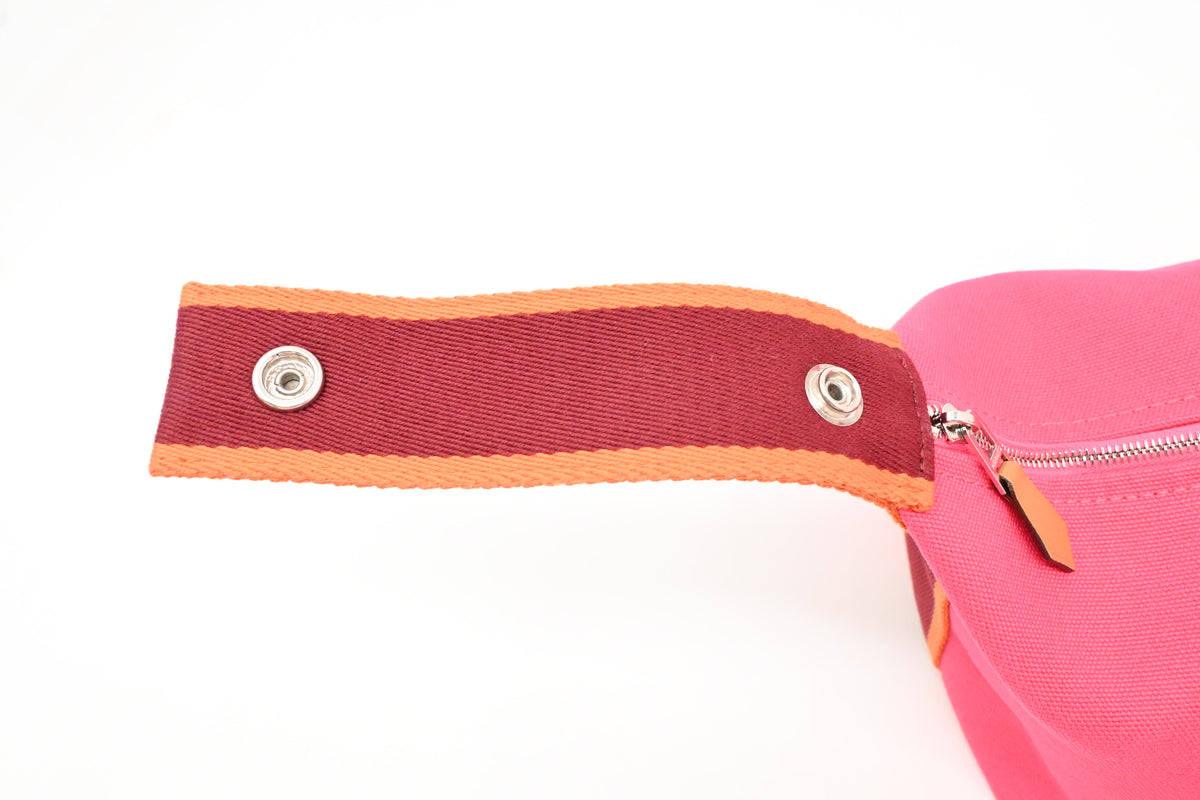 Hermes Bride a Brac Pouch in Pink Canvas