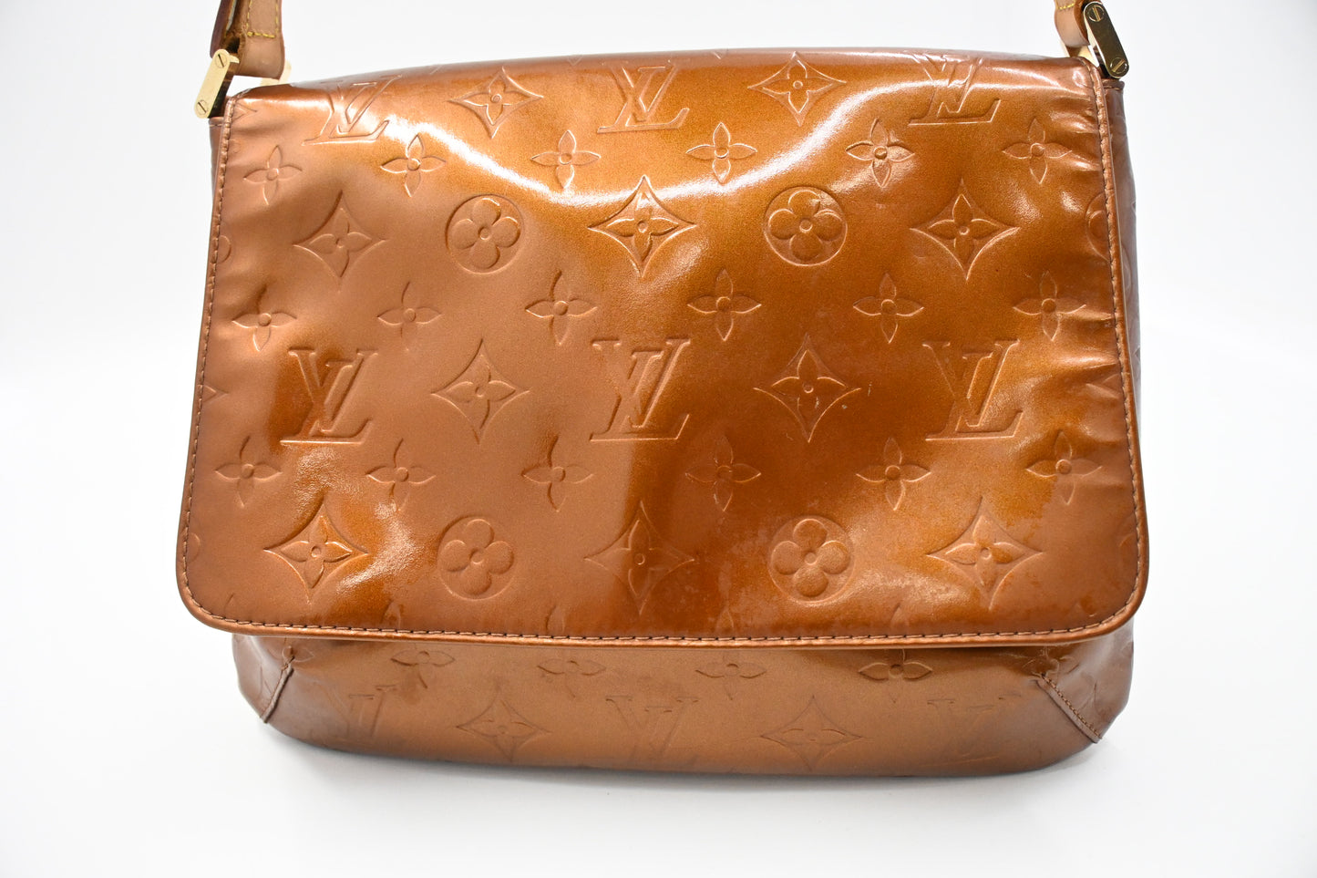 Louis Vuitton Thompson Street in Brown Vernis Leather