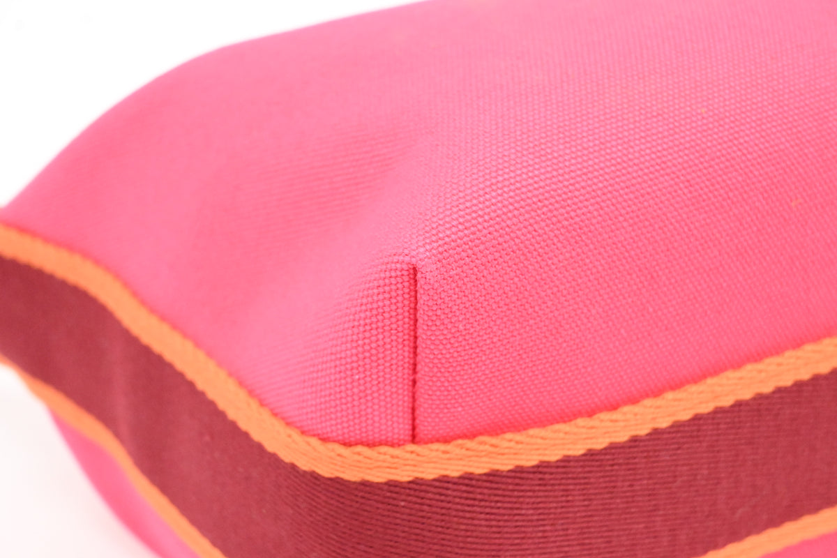 Hermes Bride a Brac Pouch in Pink Canvas