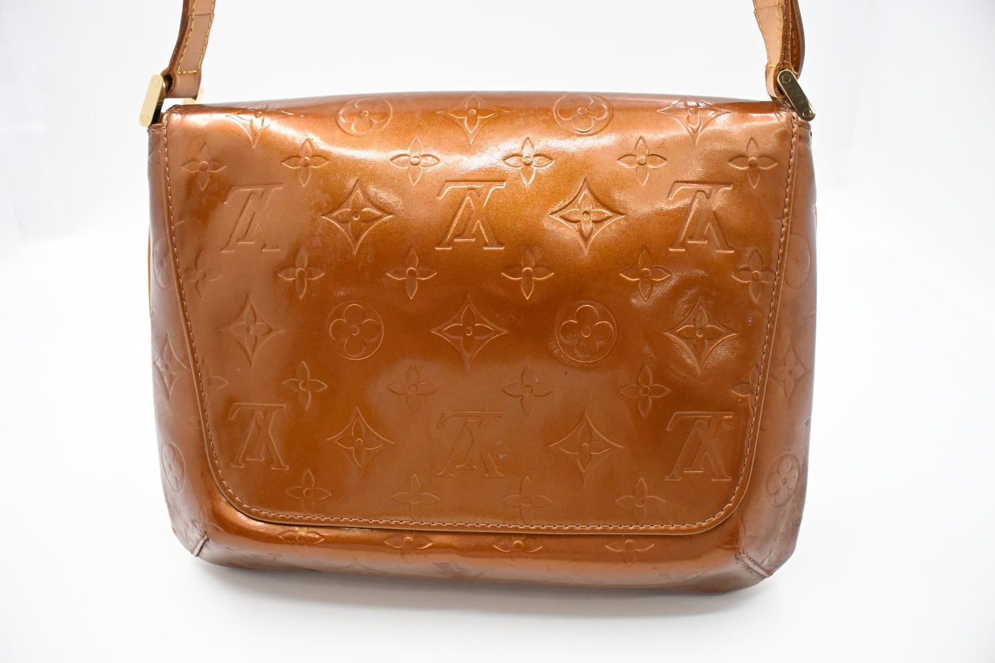 Louis Vuitton Thompson Street in Brown Vernis Leather