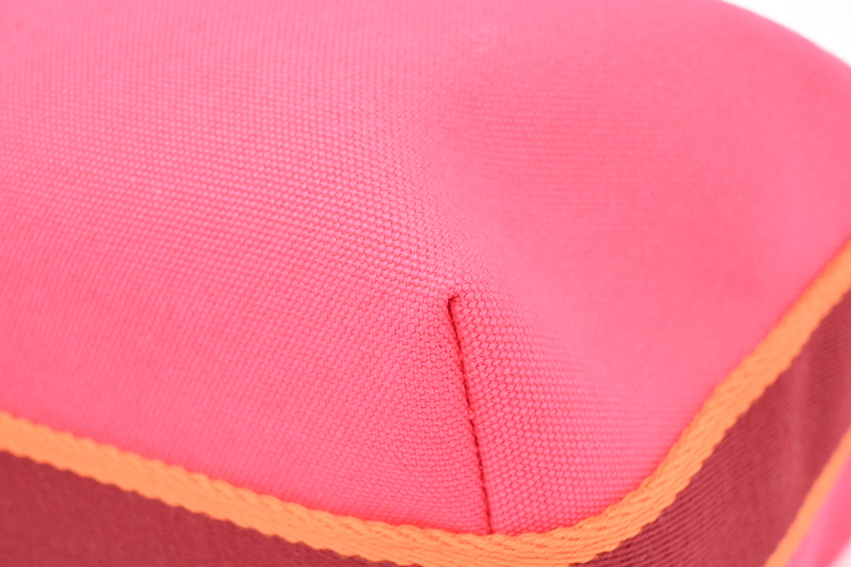 Hermes Bride a Brac Pouch in Pink Canvas