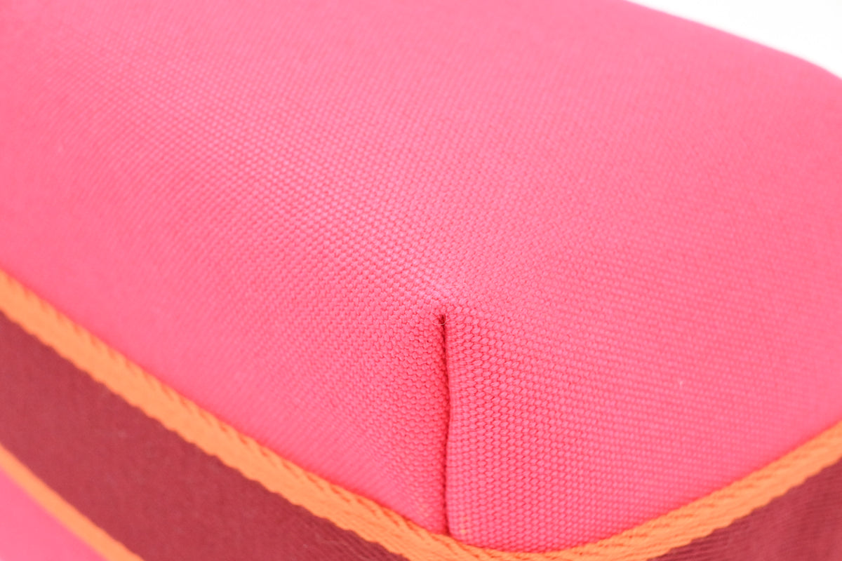 Hermes Bride a Brac Pouch in Pink Canvas