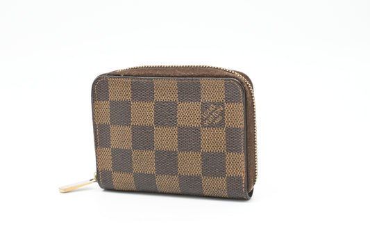 Louis Vuitton Compact Zippy in Damier Ebene Canvas