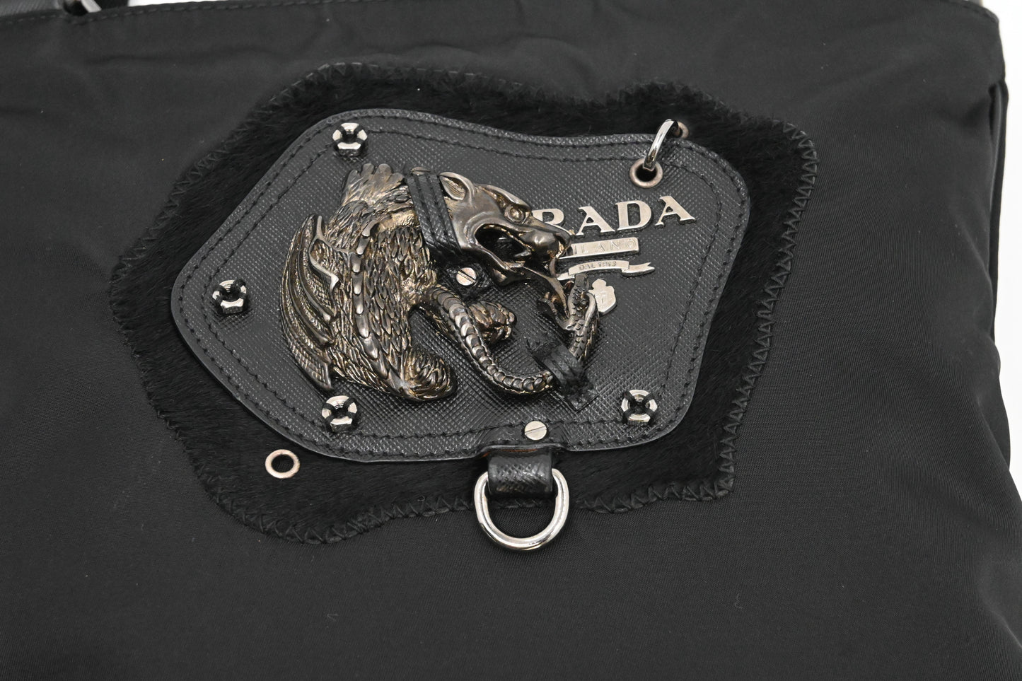 Prada Chimera Crossbody Bag in Black Nylon