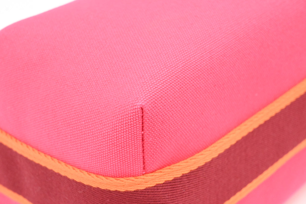 Hermes Bride a Brac Pouch in Pink Canvas