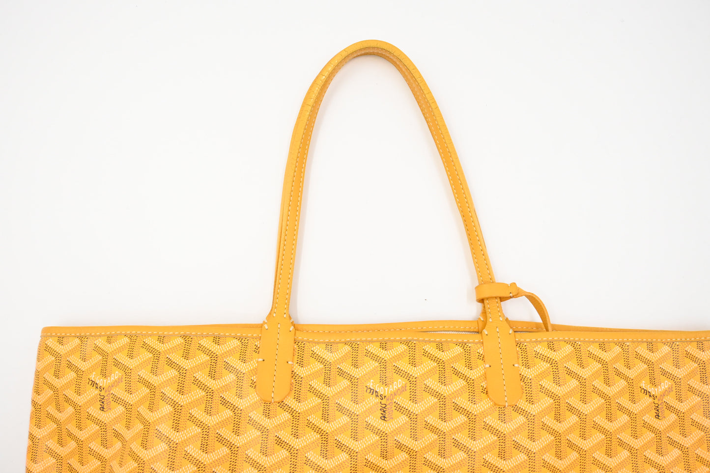 Goyard Saint Louis PM in Yellow Goyardine Canvas