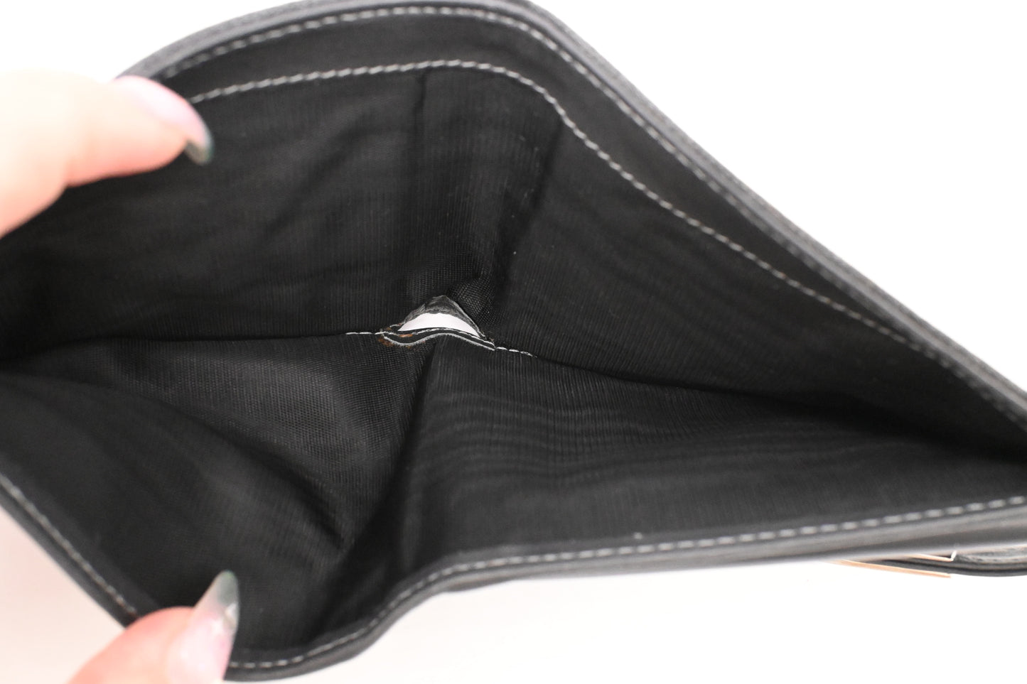 Ferragamo Compact Wallet in Grey Canvas
