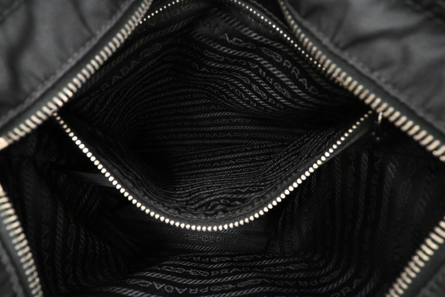 Prada Chimera Crossbody Bag in Black Nylon