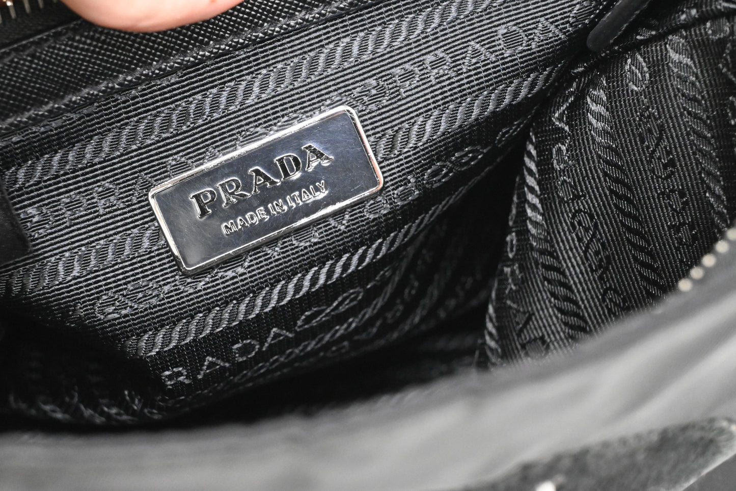 Prada Chimera Crossbody Bag in Black Nylon