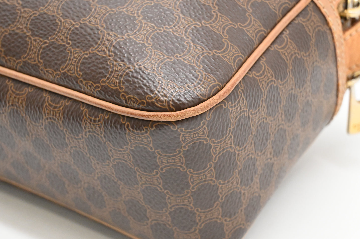 Celine Crossbody Bag in Brown Macadam Canvas