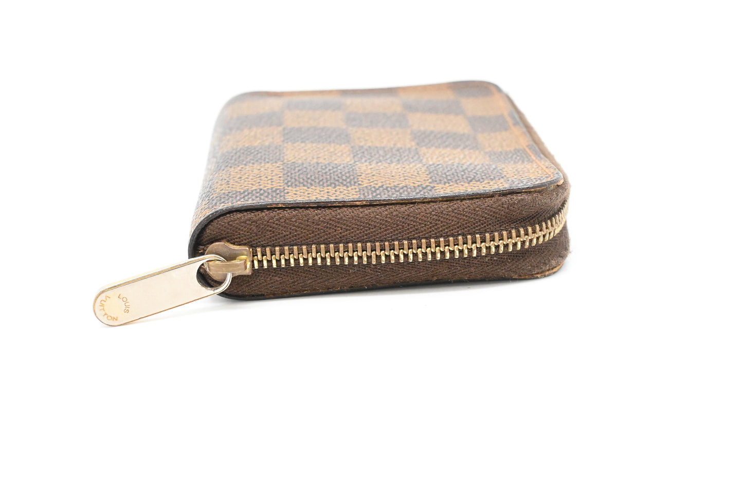 Louis Vuitton Compact Zippy in Damier Ebene Canvas