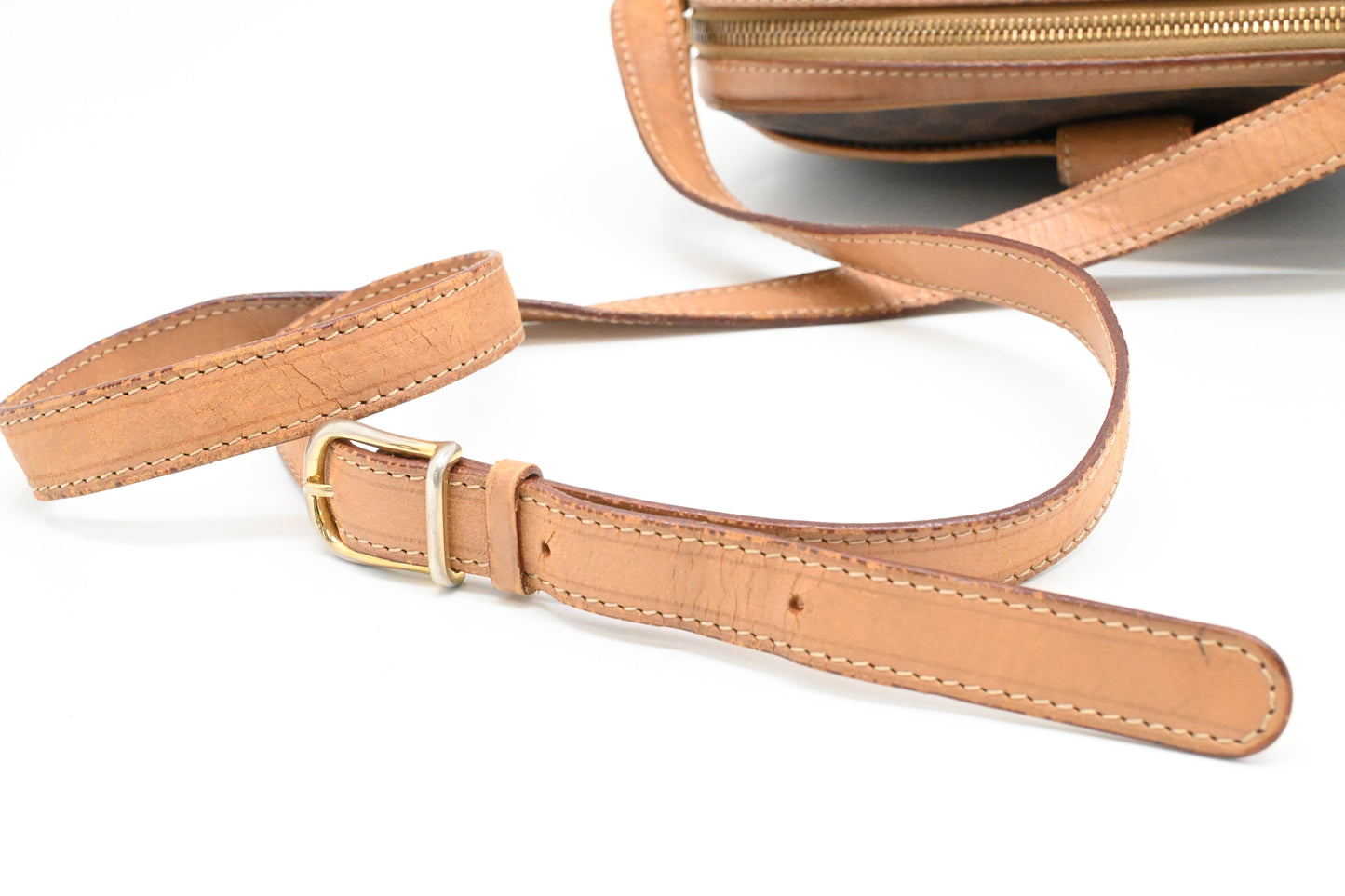 Celine Crossbody Bag in Brown Macadam Canvas