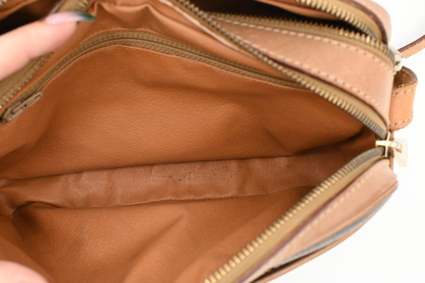 Celine Crossbody Bag in Brown Macadam Canvas