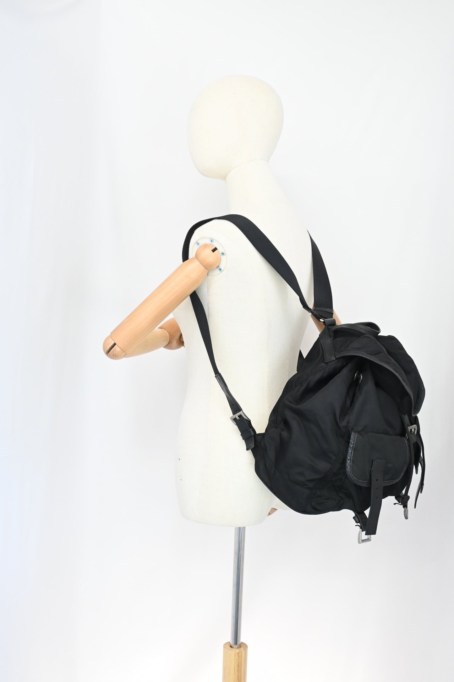 Prada Medium Backpack in Black Nylon