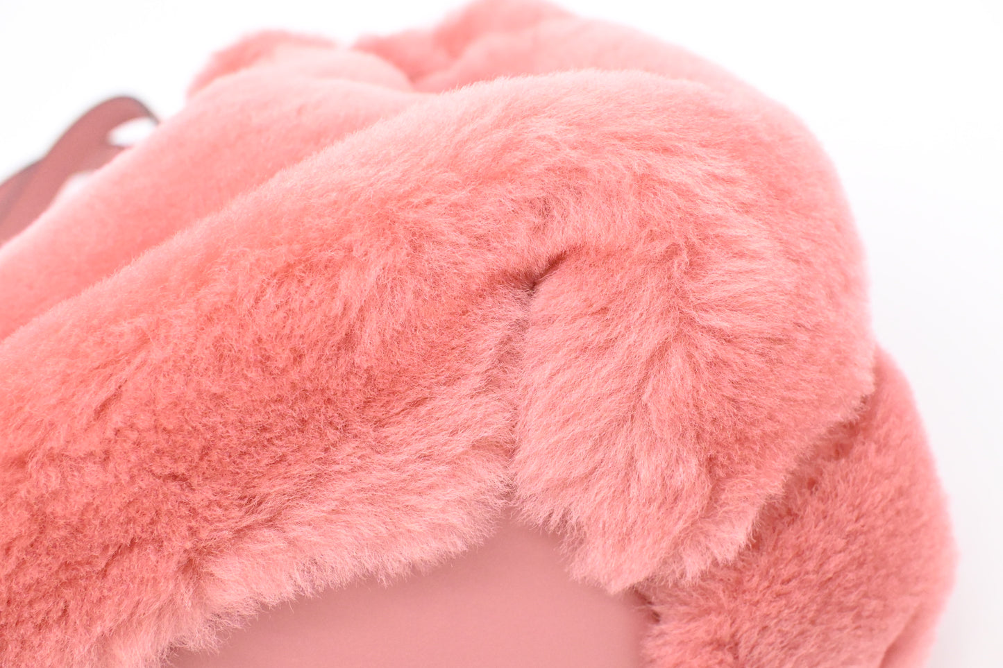 Jimmy Choo Bucket Bag in Pink Synthetic Fur