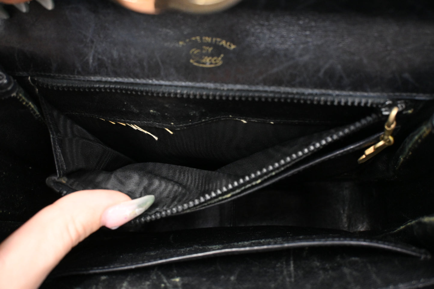 Gucci Handbag in Black Leather