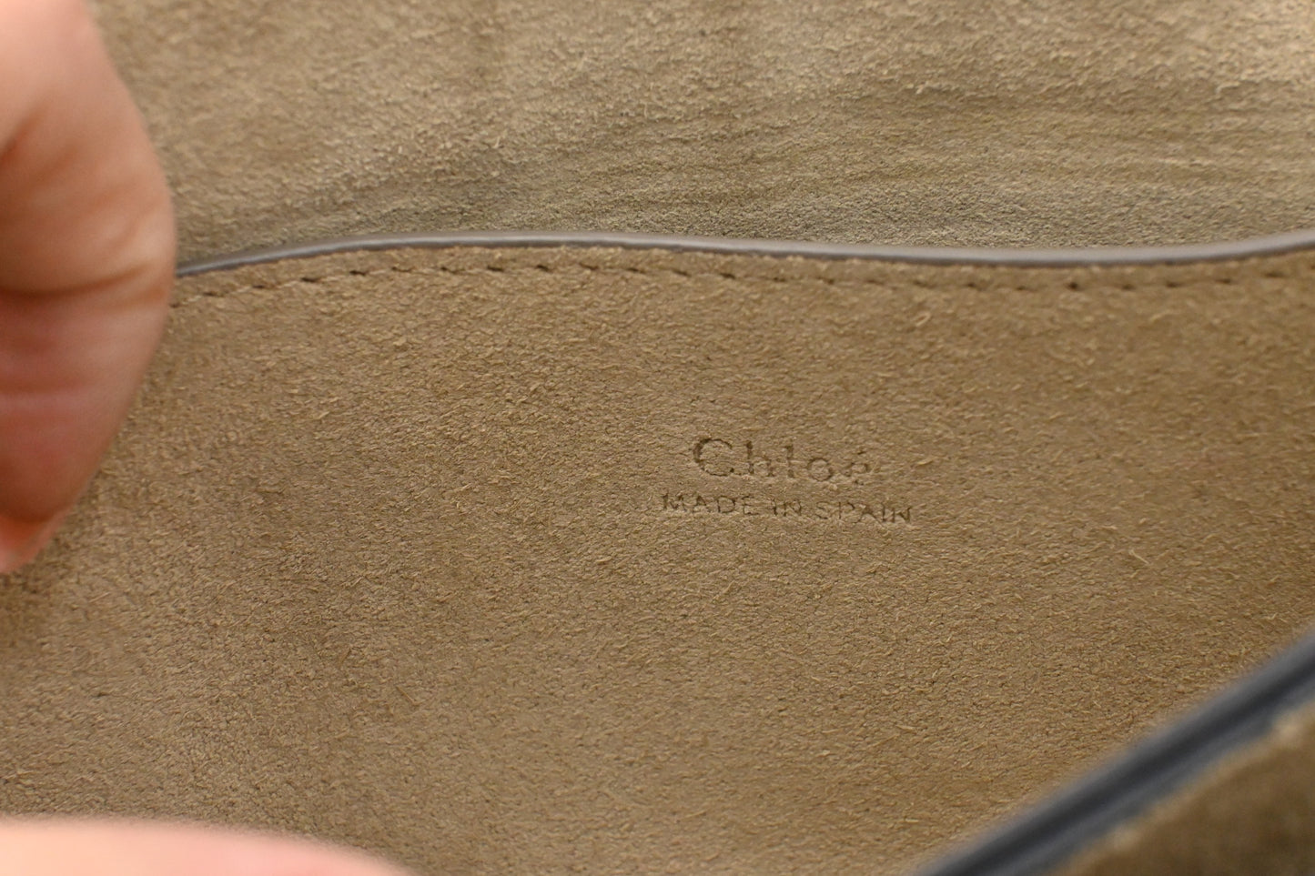 Chloe Faye Crossbody Bag in Blue Leather