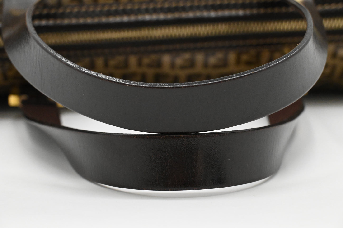 Fendi Boston Bag in Zucchino Coated Canvas